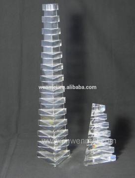Popular used in UK acrylic candle holder for church, acrylic candle display