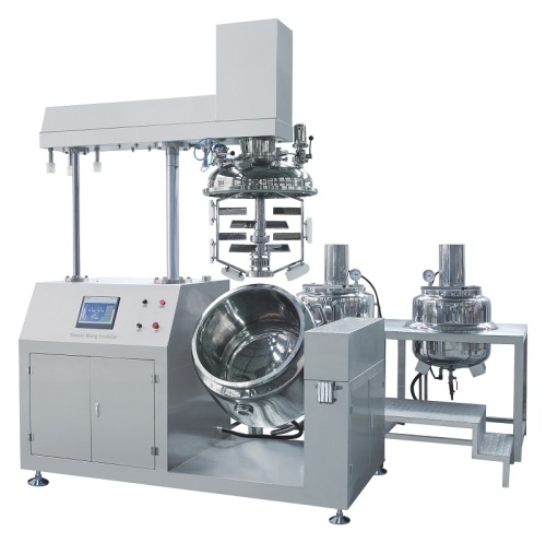 Máquina mezcladora de emulsionadores de vacío de acero inoxidable con crema homogeneizadora champú de jabón homogeneizador cosméticos máquina mezcladora