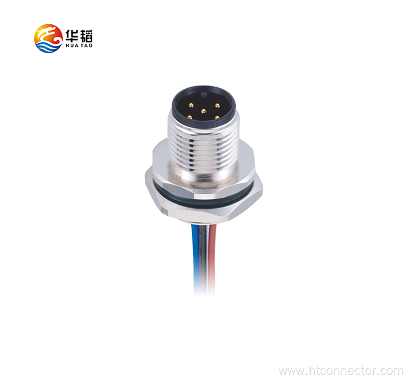 M12 5-core male head Waterproof connector