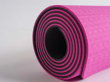 Double side color anti-slip TPE yoga mat