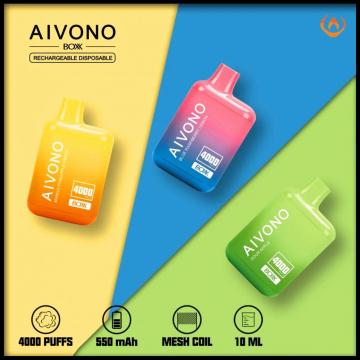 AIVONO 550mAH Battery Vape Pen descartável e-cigarro