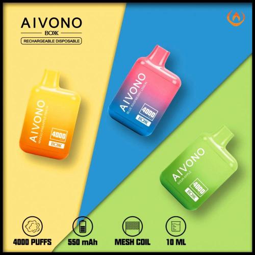 Aivono 550mAh Batería Vape Pen Cigarrillo electrónico desechable