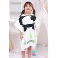 Peignoir serviette bleu poncho de surf sans manches pour enfants