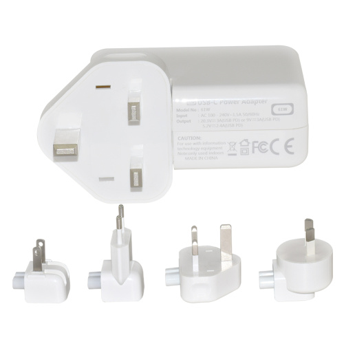 Carregador de computador portátil USB-C 61w PD Charger para Apple