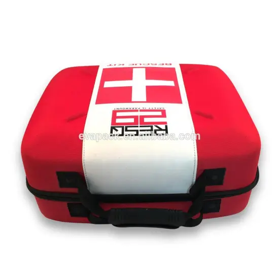 Protective Medical Eva Bag Shakeproof EVA First Aid Kit Case with Handle
