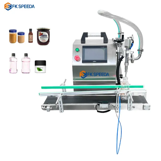 Automated Liquid Product Filling Machine for Oils, Sauces, Pastes, and More