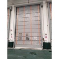 Stacking Up Opening Large PVC High Speed Door