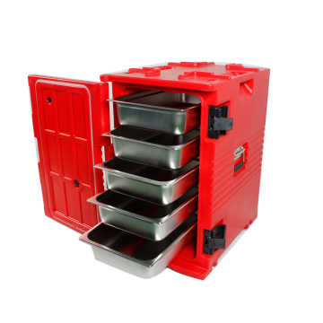 Wholesale Rotomolded Plastic Transport Box with Stainless Steel Menu Clip