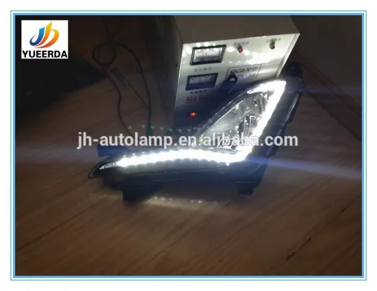 new style led fog lamp for elantra 2014,ELANTRA MD fog lamp,L92101-3X200 R92202-3X200