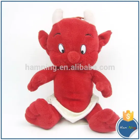20cm Valentine day hot selling red devil plush toys