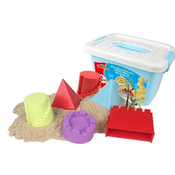 Play Sand Deluxe Bucket- Sand Castle Set