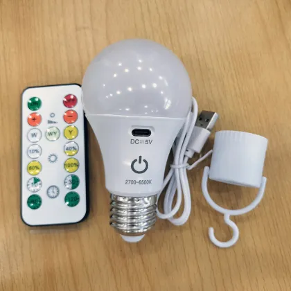 Rechargeable LED light bulbs