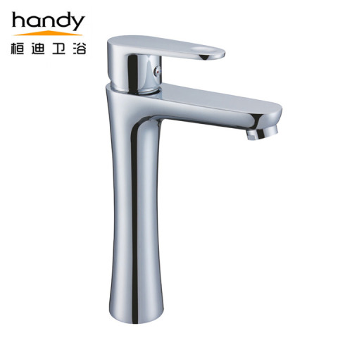 Vessel Sink heightened Single Hole Basin Mixer faucets