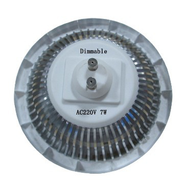 25 ° गर्म बिक्री चांदी कवर dimmable 7w नेतृत्व ES111 हाजिर प्रकाश