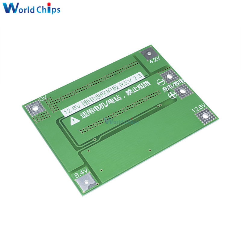 3S 40A 11.1V 12.6V 18650 Lithium Battery Charger Protection Board PCB BMS for Drill 40A Current Lipo Cell Module Enhance Version