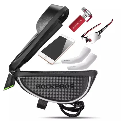 ROCKBROS Waterproof Front Tube Bicycle Bag for MTB Handlebar and Frame