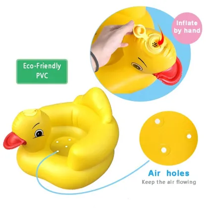 Yellow Duck baby chair Baby learning soft chair