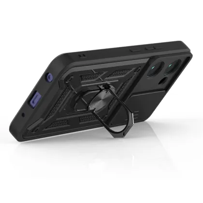 Shockproof Hybrid Phone Back Cover for Vivo Y03 4G