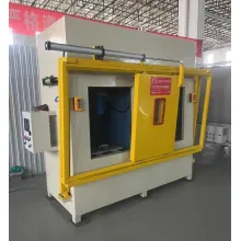 Double-door fully enclosed vibration shelling machine