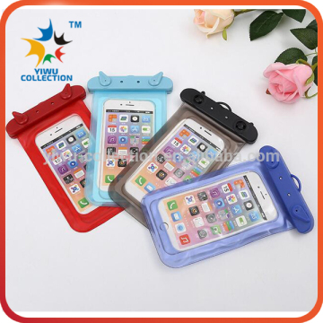 2016 hot design fashion popular product advertising phone waterproof dry bag for promotional gift