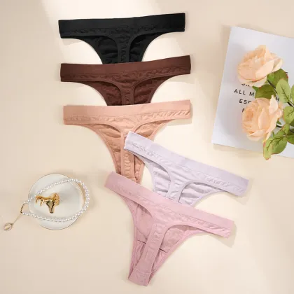 OEM ODM Wholesale Personalized Low Waist Zebra Leopard Thong Panties
