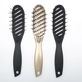 Professional Custom Detangling Hair Brush with Boar Bristles and Logo for Women