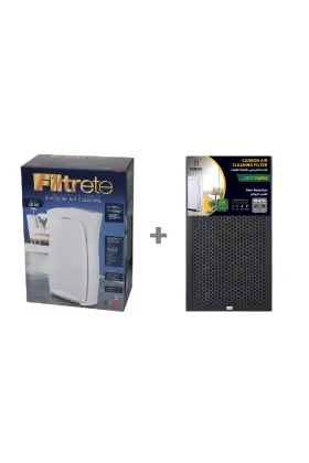Filtrete 3M Air Purifier Replacement Filter - HEPA & Activated Carbon, Eliminates Odor