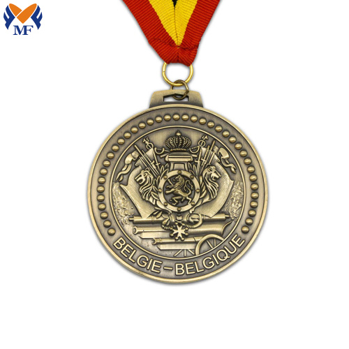 Metal bronze lion award medal