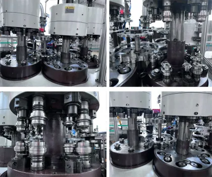 Aerosol can production line to make spray cans