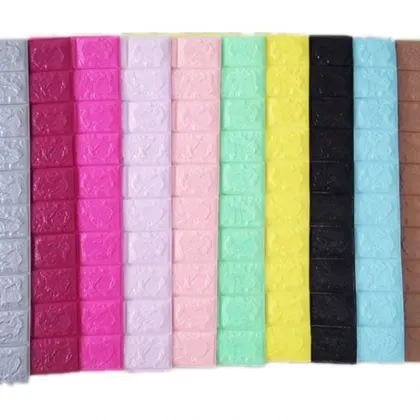 3D Wall Panels & Foam Stickers for Decorative Wallpaper