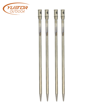 Ultra Light Titanium Alloy Tent Building Awning Pegs