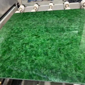 Opaque Green Jade Glass for Architectural Interior and Exterior Decoration