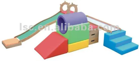 indoor soft wooden slide