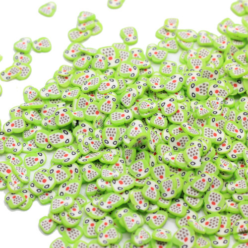 500g Groene Eigen Slice Polymeer Klei Hagelslag Voor Ambachten Maken Halloween Nagel Arts Decoratie DIY Scrapbooking Voor Telefoon Decor