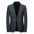 ขายด่วนเสื้อเบลเซอร์โพลีเอสเตอร์ Slim Fit Notch Lapel