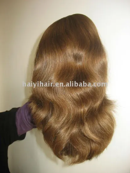 European silk top Kosher Wigs