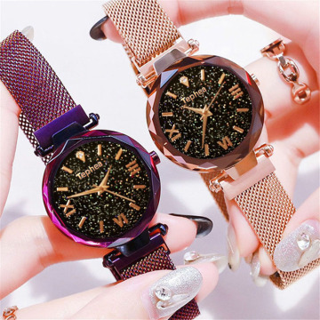 Female Clock Quartz Wristwatch