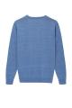 Sweater Kausal Katun/Akrilik Rajutan Dasar Pria