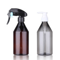 300ml empty plastic PET amber grey transparent oil water trigger spray bottle