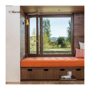 High-End-Dreifach-Temperatur-Low-E-UPVC-Z-Swing-Fenster für passive Hauskonstruktion