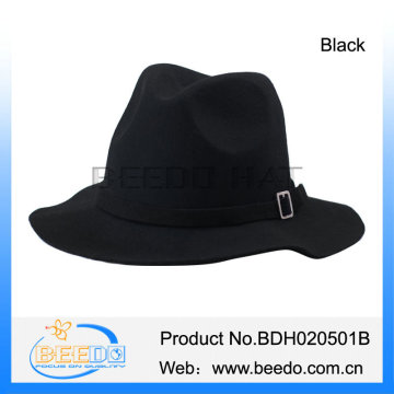 Woolen jazz black man hats
