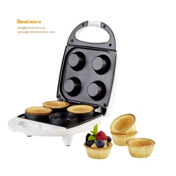 Electric Waffle Bowl Maker: Customizable with Single or 4 Mini Bowls