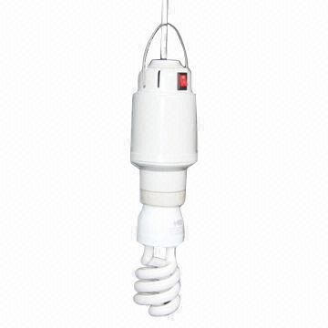 New out door battery lamp holder with built-in mini inverter, hybrid inverter