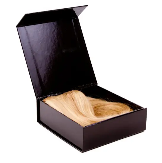Hair Extension Package Collapsible Flat Packed Box