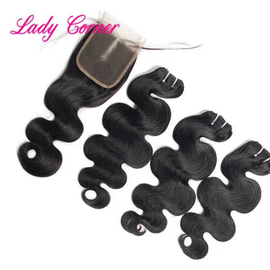Free sample wholesale grade 10a virgin hair, body wave Peruvian virgin hair bundles with closure