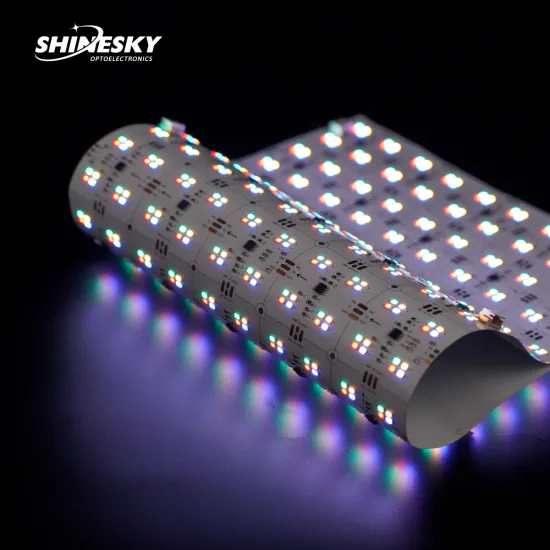 SPI RGBW SMD2835 LED PVC Body Panel Lights - Flexible Backlight for Marble Table