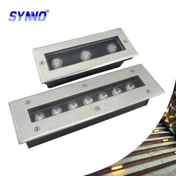 Luz subterránea de tira llevada empotrada en el suelo impermeable Ip65