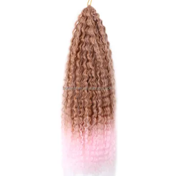 Crochet Hair Synthetic Ombre Crochet Braiding Hair Extensions  Afro Kinky Curly  deep twist