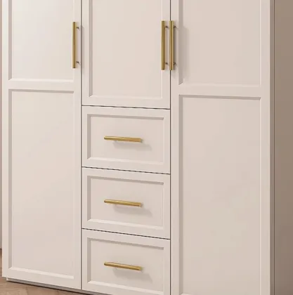 Solid wood wardrobe armoire