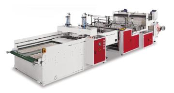 Double channel bottom sealing bag-making machine